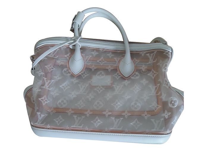 Louis Vuitton Lockit monogramma trasparente Bianco 