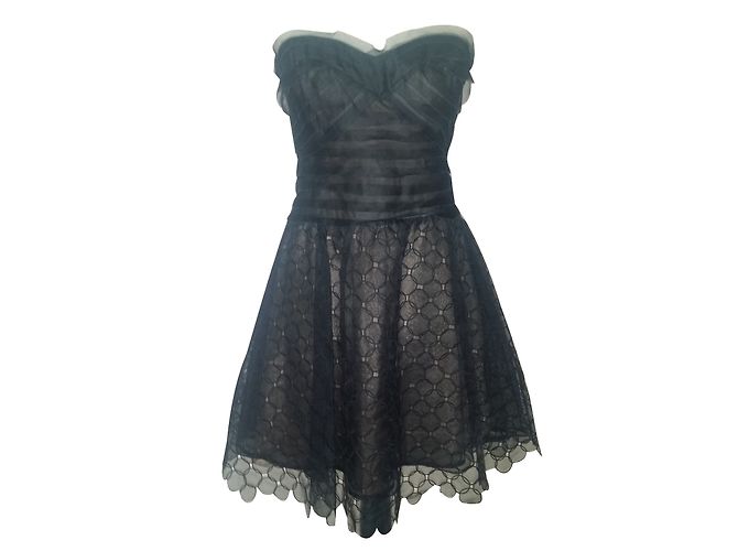 Vestido negro Bcbg Max Azria de poliéster