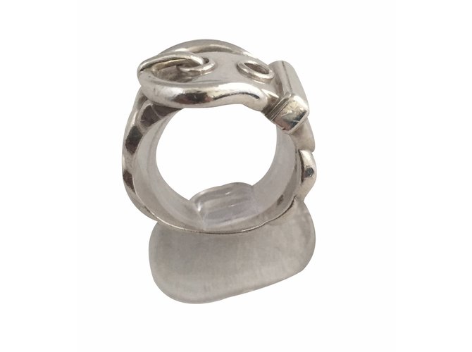 Hermès Anillos Plata Plata  ref.20867