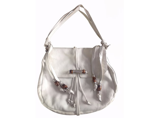 Gucci Jungle XL bag White Leather  ref.20885
