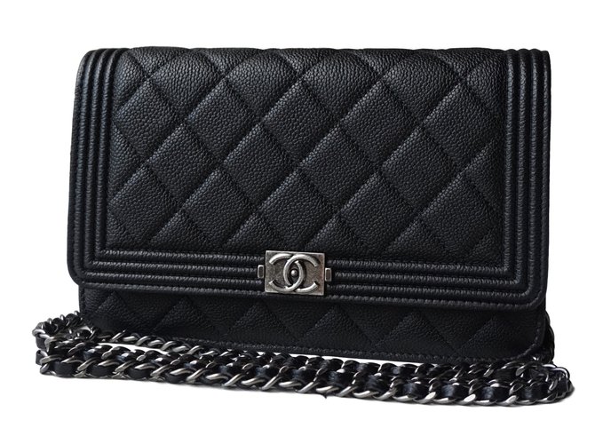 SOLD”Chanel Boy Old Medium Ruthenium Hardware Black CAVIAR, Women's  Fashion, Bags & Wallets, Shoulder Bags on Carousell