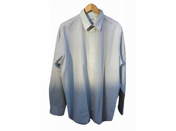 Hermès Camicia Blu Cotone