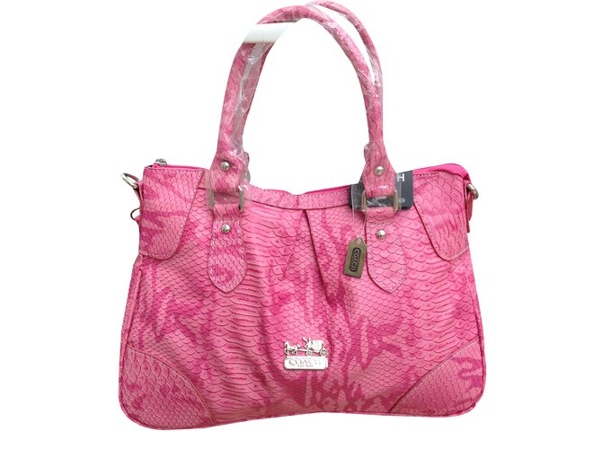 Coach Madison Pink Leather  ref.21487