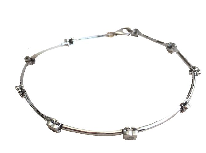 Pulsera Bucherer de oro blanco con diamantes