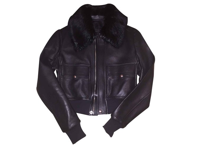 givenchy black leather jacket