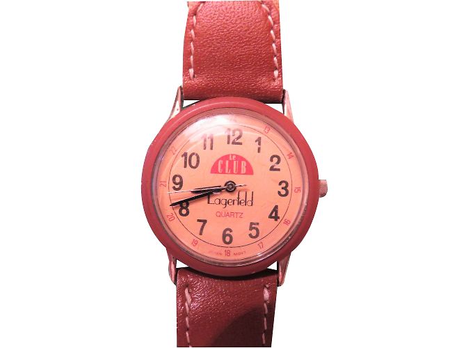 Autre Marque Reloj - Le Club Lagerfeld Beige