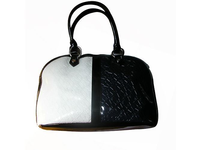 Borsa Armani Jeans Bianca e Blu Navy PVC