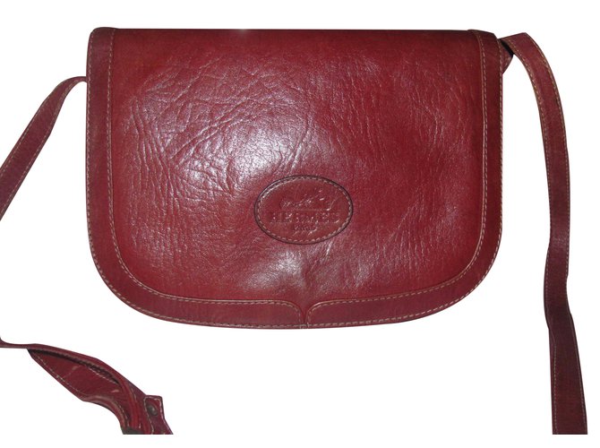Hermès Handbag Brown Leather  ref.22247