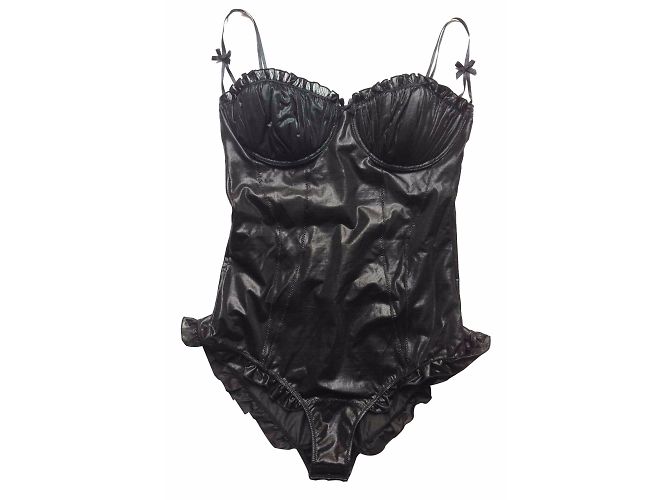 Body in jersey nero Miu Miu