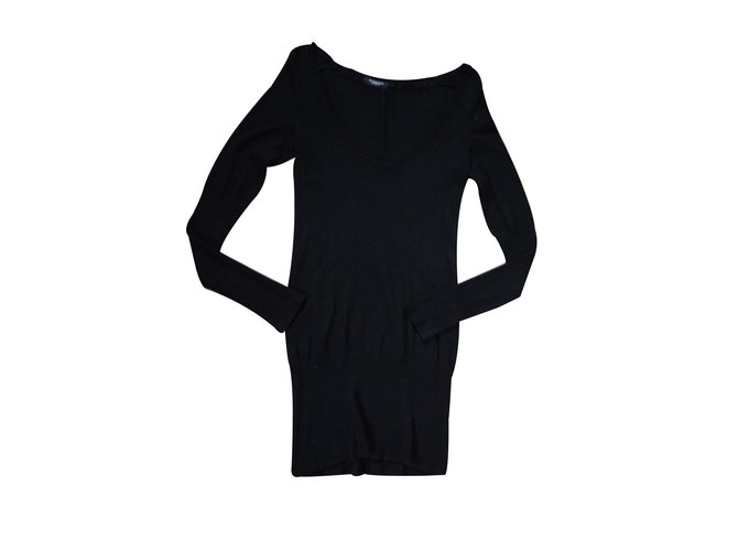 Burberry Dress Black Cotton  ref.22374