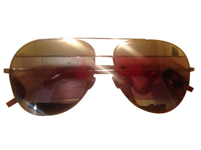 Dior Gafas de sol Dorado Metal  ref.22386