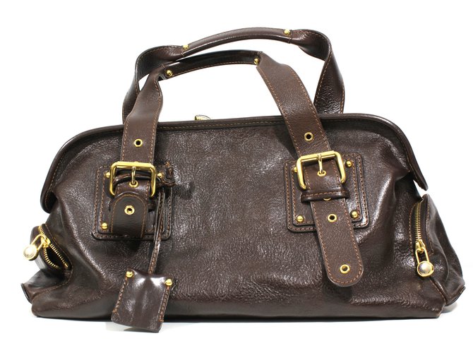 Marc Jacobs Bag Chocolate Leather  ref.22536