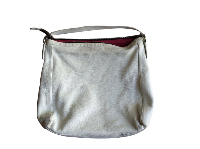 Furla Handbags White Leather  ref.22689