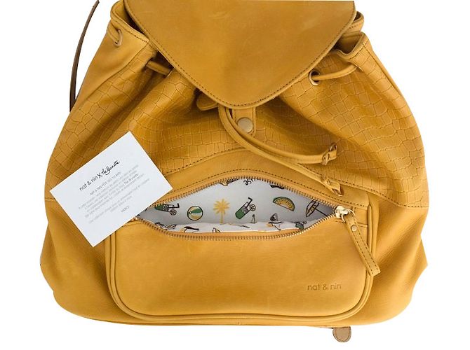 Nat & Nin Backpack Yellow