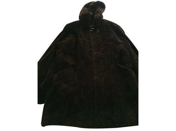 Fornarina Coat Brown Fur  ref.22792