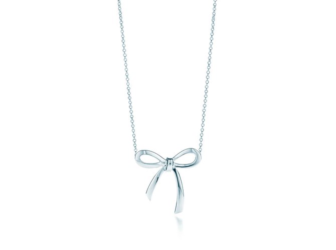 tiffany bow necklace