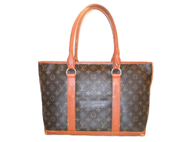 LOUIS VUITTON Monogram Sac Weekend PM Vintage Tote Hand Bag