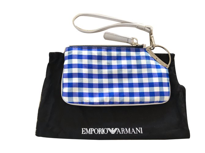 Emporio Armani Clutch bag Silk  ref.22880