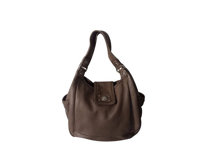 Marc by Marc Jacobs Bolsa Taupe Couro  ref.22887