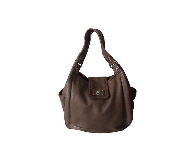 Borsa a mano in pelle Marc by Marc Jacobs Taupe