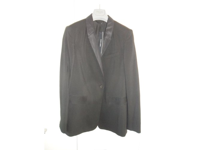 Damir Doma Men's blazer black jacket Wool  ref.22983