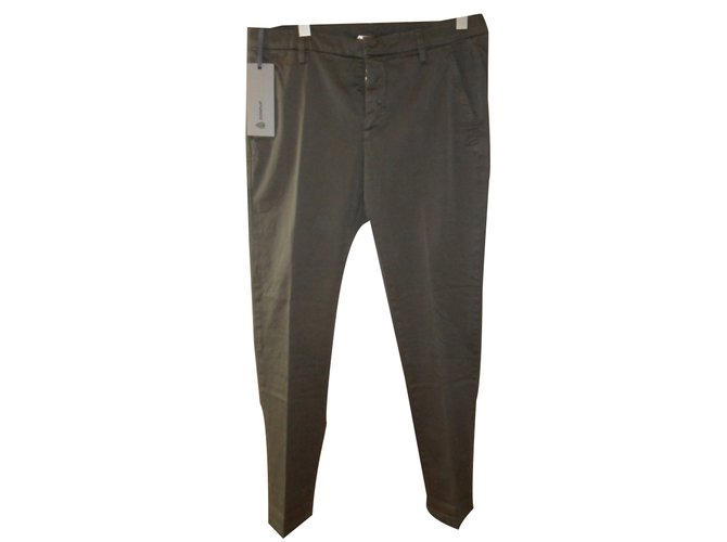 Byblos Men's fashion style pants grey Cotton  ref.22996