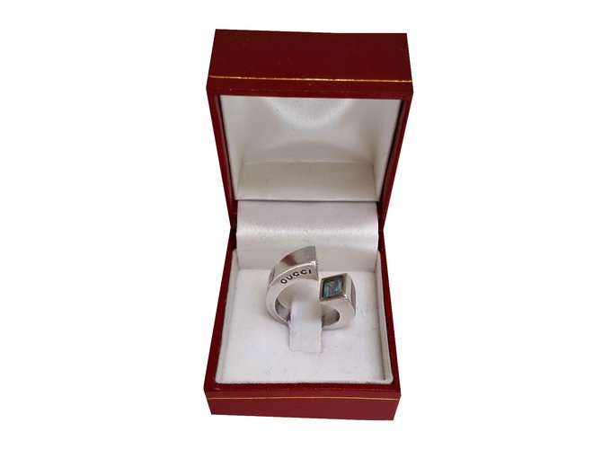 Gucci Ring Silvery Silver  ref.23074