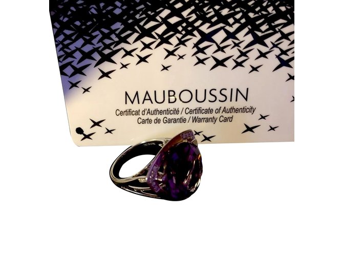 Mauboussin anillo Plata Oro blanco  ref.23107