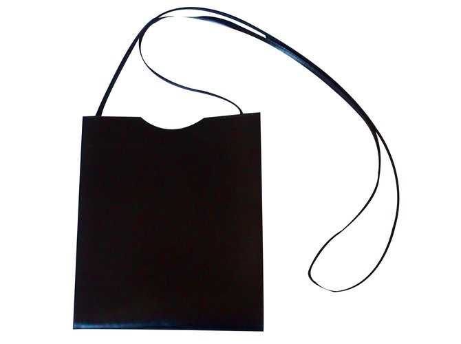 Hermès Handbag Black Leather  ref.23116