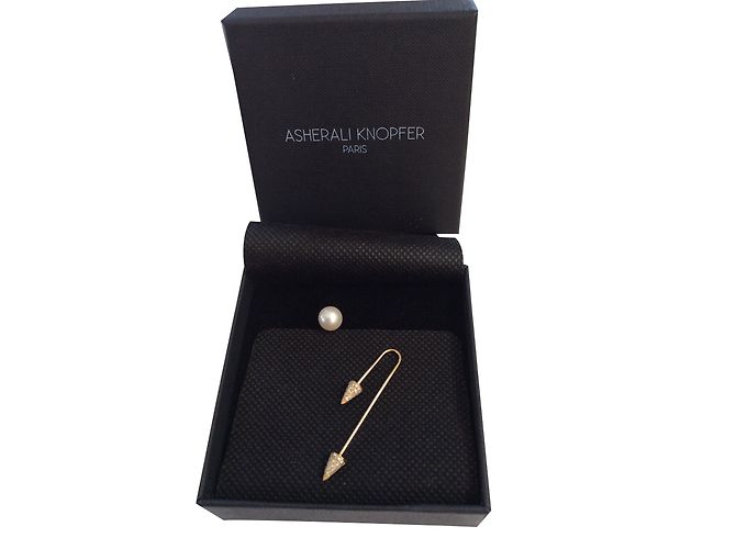 Asherali Knopfer Orecchini Giallo