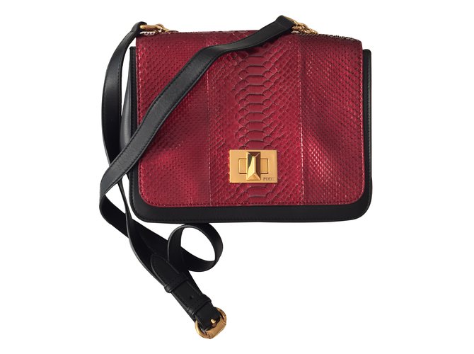 Emilio Pucci Marquise bag Black Exotic leather  ref.23345