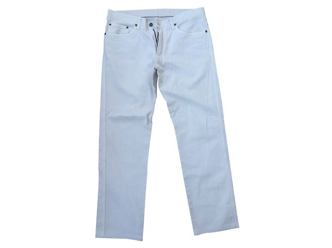 Jeans Salvatore Ferragamo in cotone beige da uomo