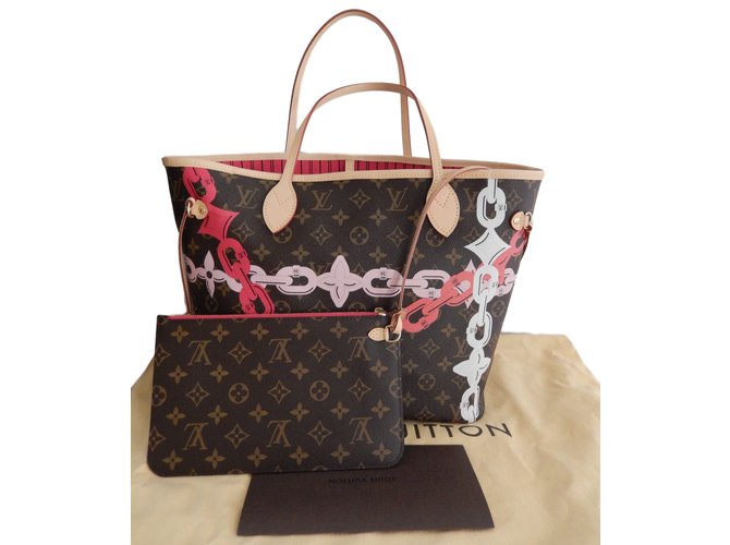 Louis Vuitton, Bags, Louis Vuitton Monogram Limited Edition Neverfull Mm  Bay Chain