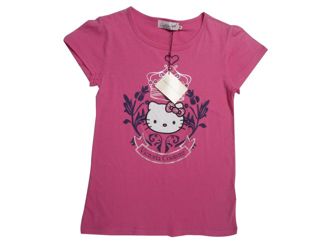 Victoria Couture tee shirt rose Coton  ref.23637