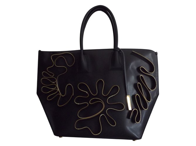 Stella Mc Cartney Handbag Black Synthetic  ref.23715