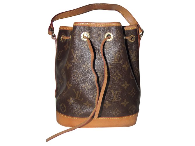 Noe Louis Vuitton Handbag Brown Leather  ref.23733