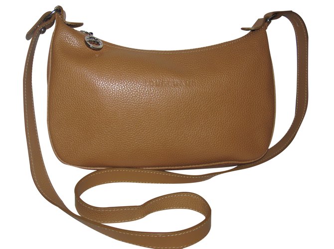 Longchamp Handbag Brown Leather  ref.23747