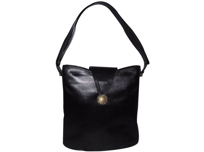 Nina Ricci Handbag Black Leather  ref.23753