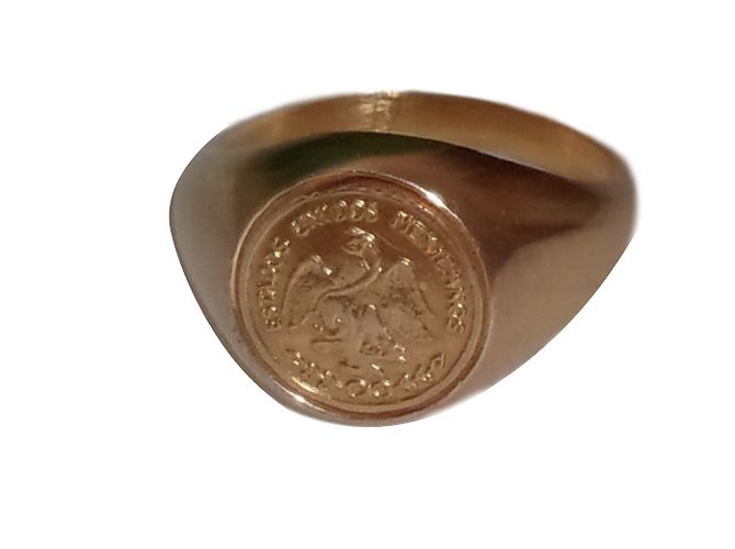 Autre Marque Ring aus Gelbgold Größe 42 Golden