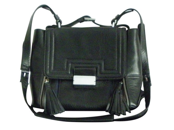 The Kooples Handbag Black Leather  ref.23770