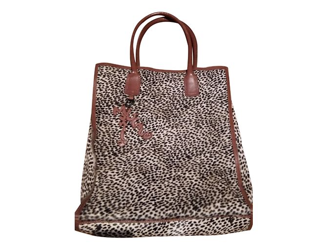 Autre Marque Bolso Manila Grace en Piel de Pony Multicolor
