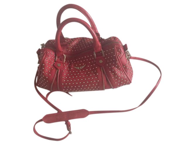 Zadig & Voltaire Handbag Red Leather  ref.23805