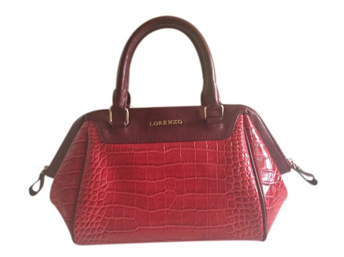 Autre Marque Handbag Lorenzo Red Leather  ref.23807