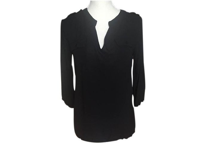 Sinéquanone Schwarzes Baumwoll Top Größe 38