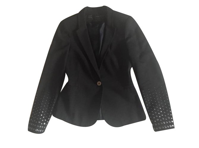 Zara Jacket Black Polyester  ref.23825