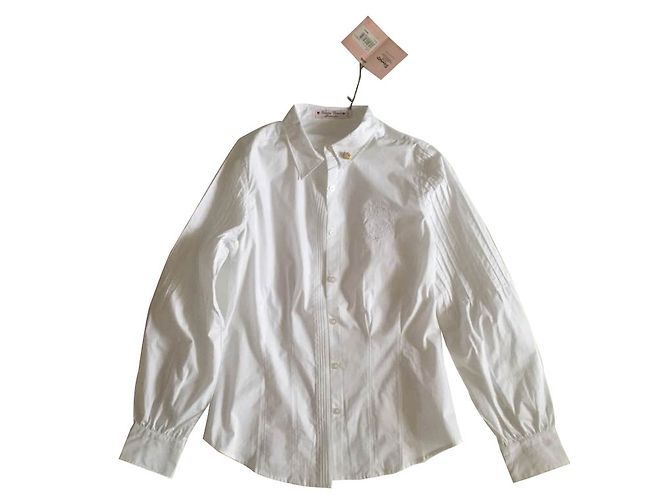 Victoria Couture camicia bianca Bianco
