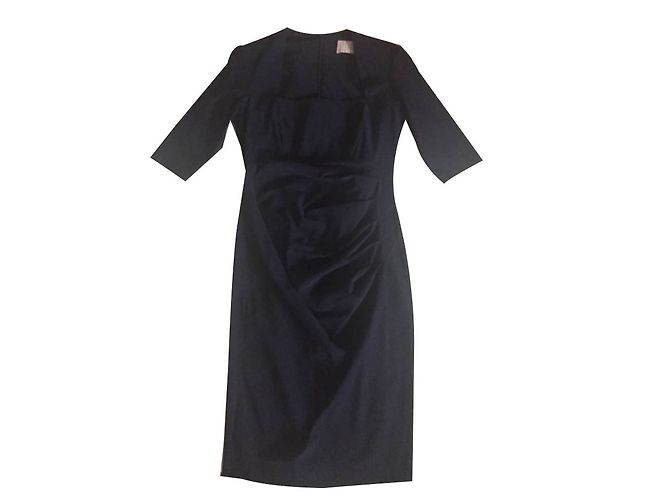 Autre Marque Jessica Kleid Marineblau