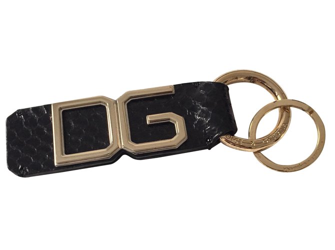 Dolce & Gabbana Titular de la clave Negro  ref.23871