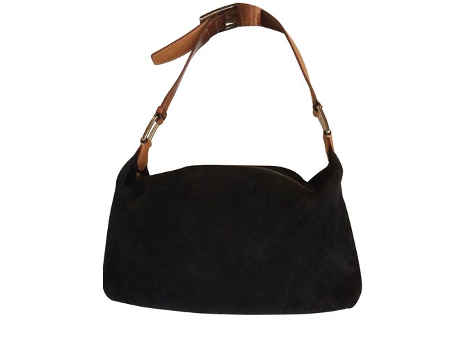 Céline Small bag Black Leather  ref.23877
