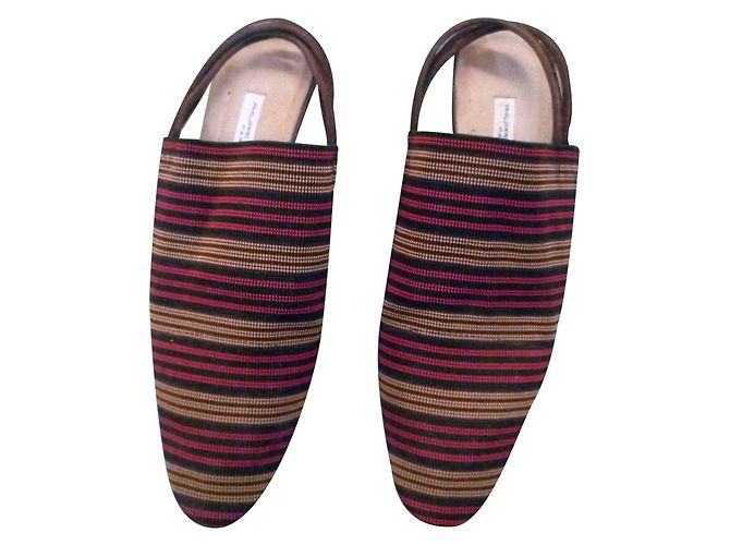 Sandali Philippe Model in scamosciato multicolore